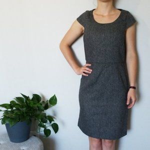J.Crew Suiting Wool Blend Career Dress Gray Size 0